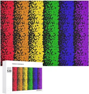 inconclusive adjoin cretaceous for Lovers Rainbow Bubbles 520 PCS Wooden Puzzle Colorful DIY Picture Puzzles Home Decoration Creative Gifts 