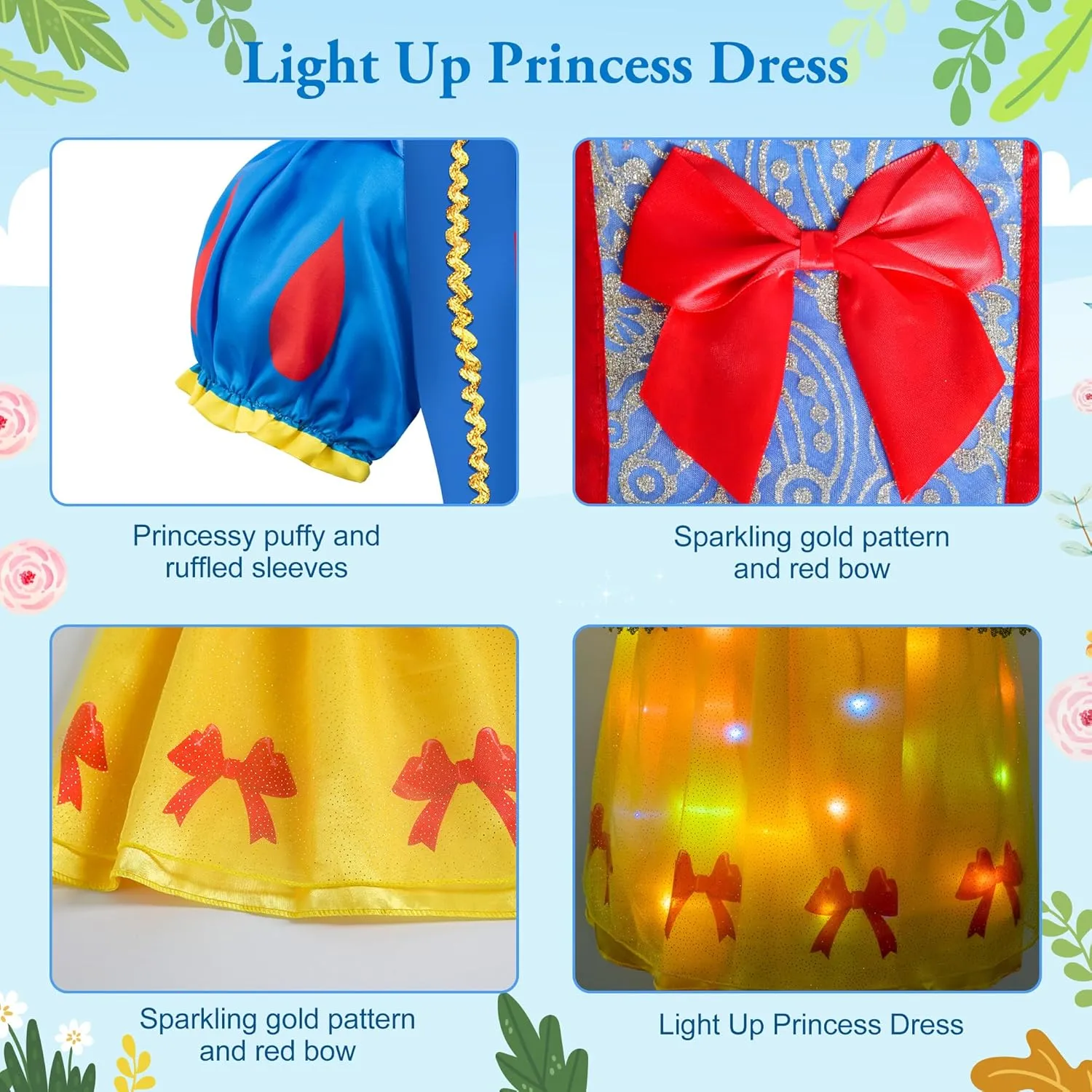 inspiration enterprising brilliance recipe Toddlers Age 3-8 Meland Princess Dress Up for Girls, Halloween Costumes & Birthday Gift for 