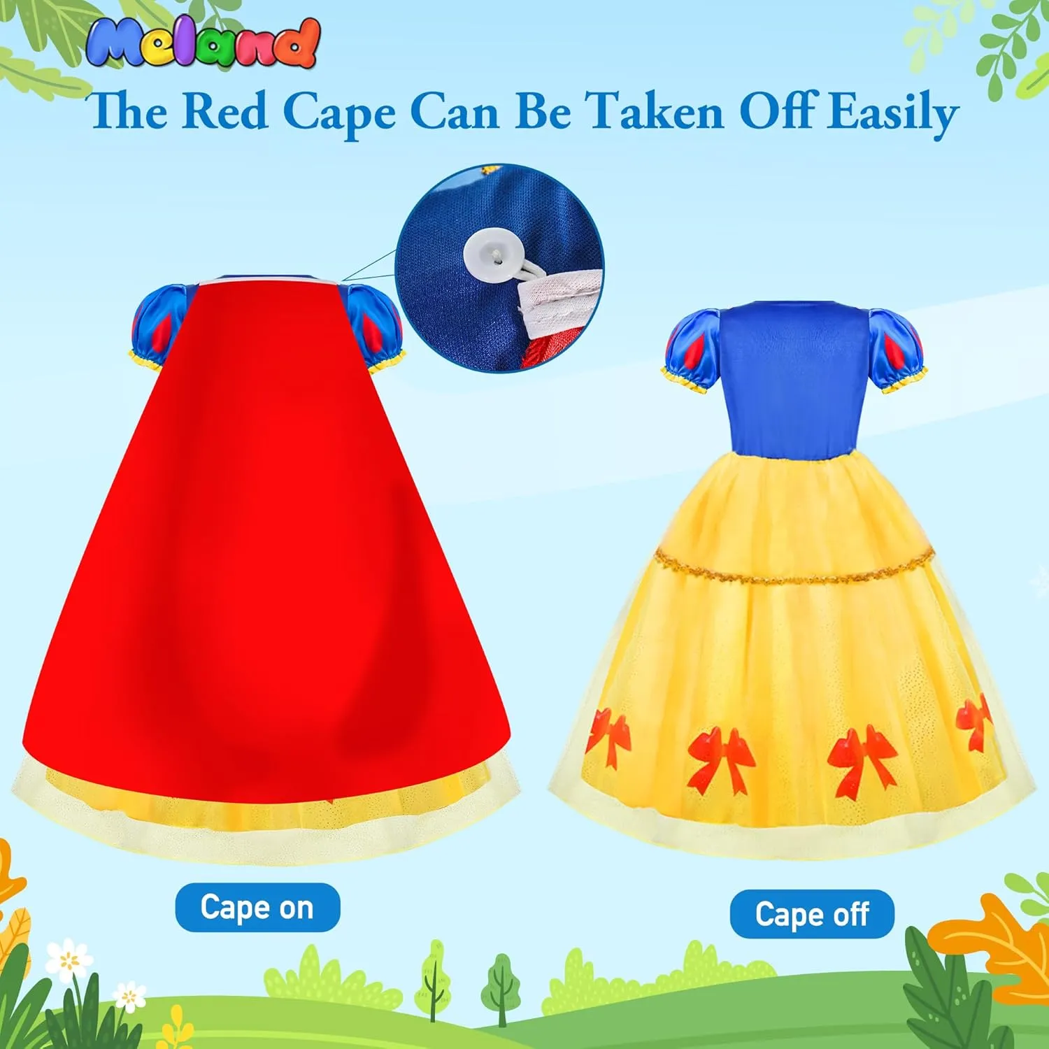 inspiration enterprising brilliance recipe Toddlers Age 3-8 Meland Princess Dress Up for Girls, Halloween Costumes & Birthday Gift for 