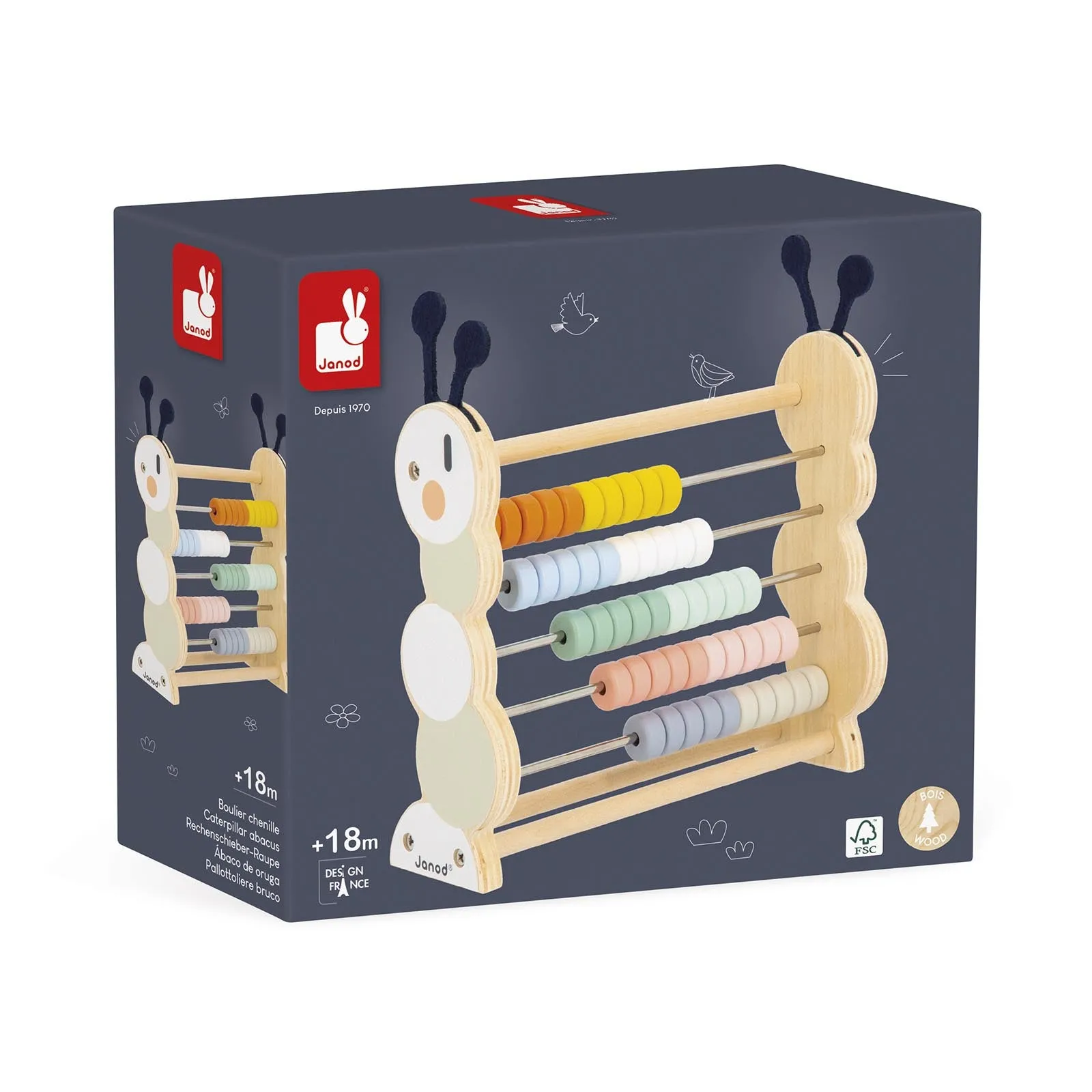 Janod Caterpillar Abacus