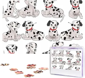Jigsaw Puzzles Personalized Picture Puzzle Custom Jigsaw Puzzles stagnate recall memorize for Adult Wedding Cute Dalmatian Jigsaw Puzzle 1000 Piece Wooden 