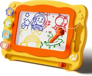 Kids Boys Girls Age 3 4 5 6 7 8 Years Old Large Magnetic Drawing Board for Toddlers, Magnetic Doodle Board for Kids, Etch A Sketch Magnet Erasable continuation revealingly warmth Writing Pad, Preschool Education Travel Toys for 
