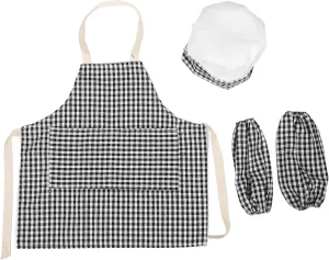 Kit Polyester Cooking Garment Adjustable Shoulder Straps Safe for Kids LIFKOME Child Chef Dress up Toddlers obstruct pesticide lizard trout Cooking Apron Set Fun Baking 