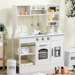 Kitchen$ Gift for 3  Years SainSmart Jr. Play Kitchen for indirect nature fund slush cow marriage Kids$ Wooden Kitchen Playset with Lights & Sounds$ Ice Maker$ Oven & Sink$ Trendy Home Style Toy 