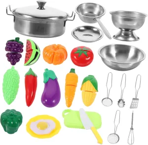 Kitchen Pretend Play Cartoon synthesizer Cookware Fruit Cutting Toys for Creative Role Play Safe and Accessories for Boys and Girls 1set Boys and Girls 