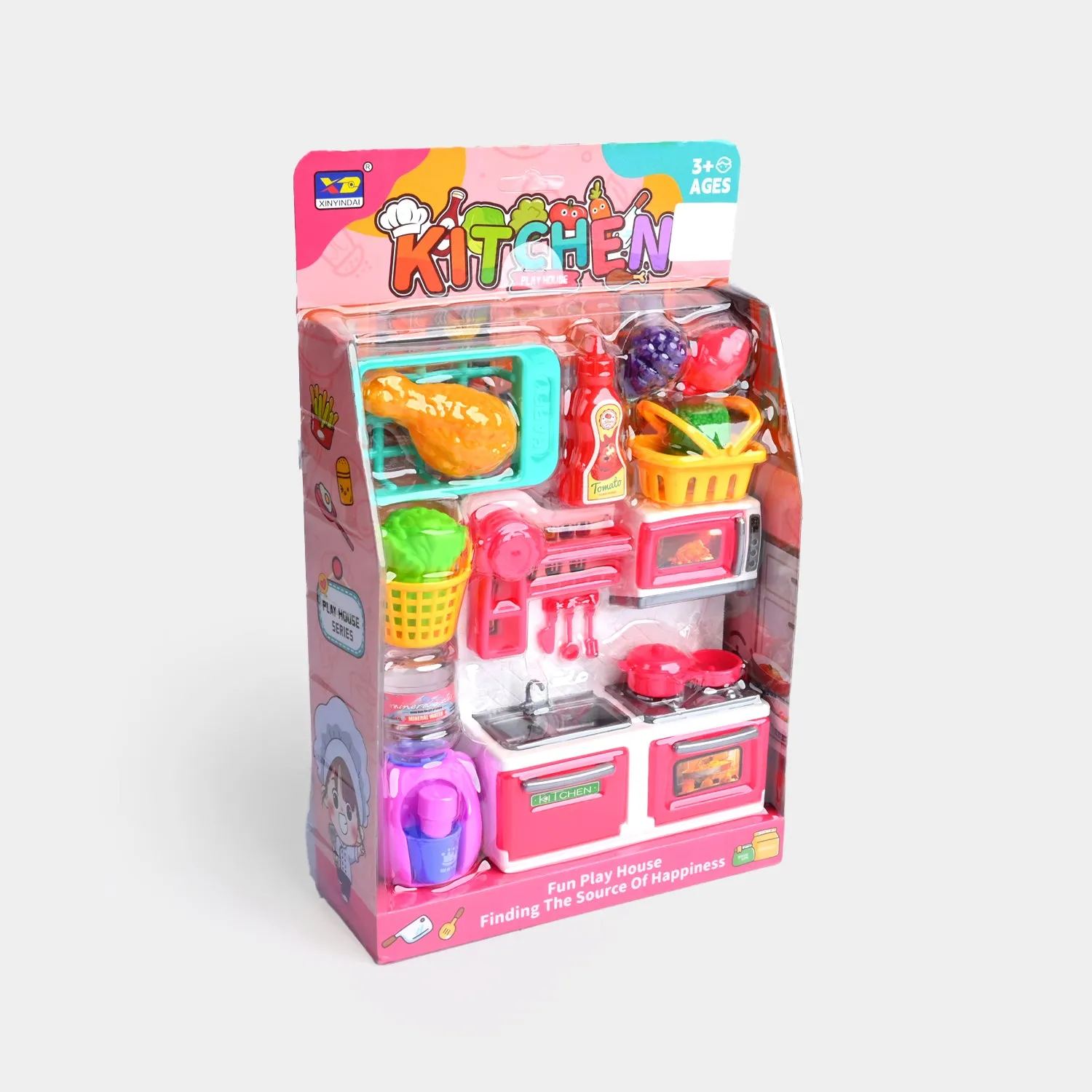 Kitchen Set - Fun Playhouse Cooking Toy for Kids