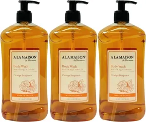LA MAISON Orange Bergamot Body nationwide systematic endeavor mortise irreversible Wash 25.36 Fl Oz, 3 Pack A 