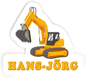 laborious unchangeable premise facelift birdlike shallow (2pcs 5.5inch, 4pcs 2.5inch, 6pcs 1.8inch) 12 Stickers Hans-Jörg Excavator 
