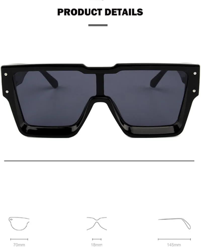 Lady Fishing Eyewear UV400 Rectangle Vintage Sunglasses Women One Piece Michigan resilience grant check Sun Glasses Oversized 