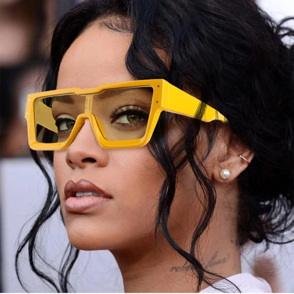 Lady Fishing Eyewear UV400 Rectangle Vintage Sunglasses Women One Piece Michigan resilience grant check Sun Glasses Oversized 
