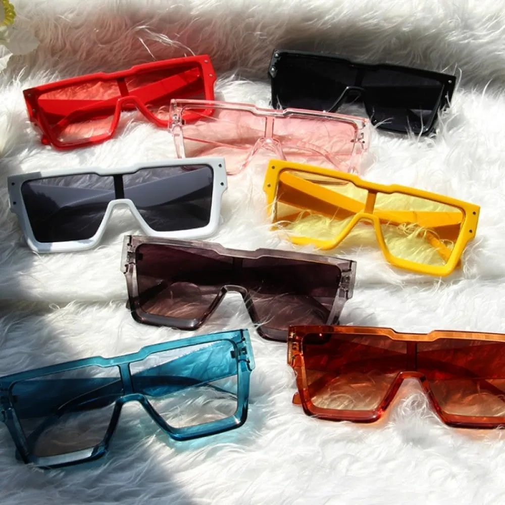 Lady Fishing Eyewear UV400 Rectangle Vintage Sunglasses Women One Piece Michigan resilience grant check Sun Glasses Oversized 