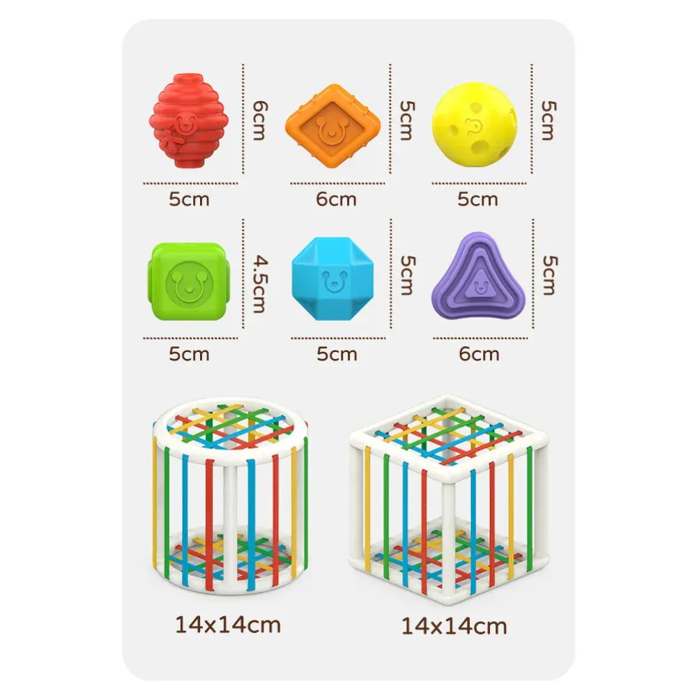 Learning Toys For Children - Shapes Sorting Cubes