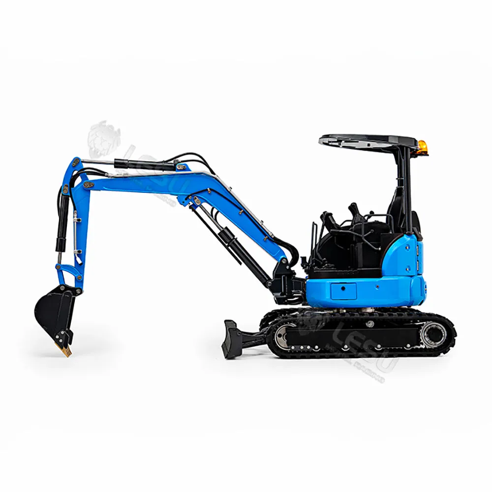 LESU 1/14 RC Hydraulic Excavator PC30 Mini Machine Toys Light Pump Metal Radio Controlled Digger Model 6CH Plunger-type Valve