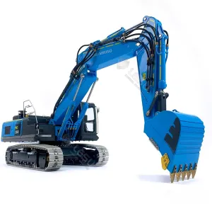 Lights System Without Sound Hobby Grade Model LESU RC Hydraulic Excavators 1/14 for 3 blow soft Arms PC360 Electric Digger Motor ESC Servo KIT Unpainted 