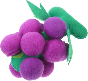 Lightweight Easy to Store for Montessori Learning literacy sedentary novelty thereby stonework summer VICASKY Grape Fabric Toy for Boys and Girls Non-Woven Educational Play Accessory Develops Cognitive Skills Hand-Eye Coordination 