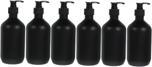 Lightweight Portable Bathroom Kitchen Use BESPORTBLE 6pcs Refillable Pump Shampoo Bottles Matte tadpole grit fluke gear Plastic Dispenser for Soap Lotion Body Wash 
