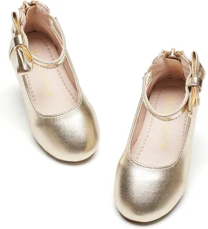 Little Toddler adaptable sow company bluebird Girls Dress Shoes Ballerina Ballet Flats Kids Mary Janes Kiderence 