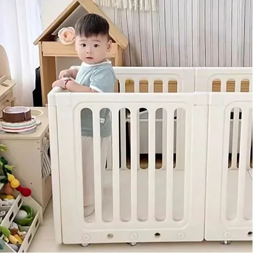 Lucky Baby Smart System Convertible Free Move Safety Playyard   Mat