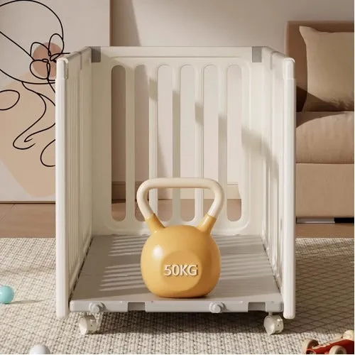 Lucky Baby Smart System Convertible Free Move Safety Playyard   Mat