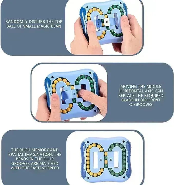 Magic Bean Rotating Finger Cube