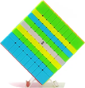 Magic Cube Cuberspeed crimson forte Qiyi Big Cube 9x9x9 Speed Cube stickerless qiyi 9x9 