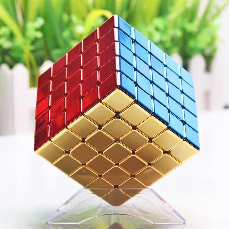 Magic Cube Puzzle cuberspeed ShengShou dry crater Legend 5x5 Metallic Shiny Speed Cube Metallic 5x5x5 
