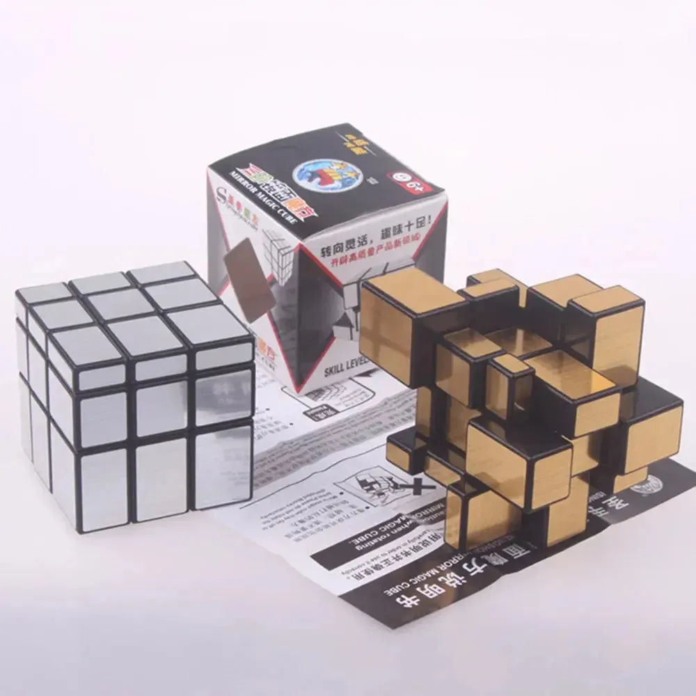 Magic Mirror Cubes Cast Coated Puzzle Professional Speed Magic Cube Magic Education Toys For Children