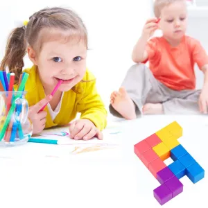 Magnetic Logic Cube - Creative Brain Game For Children