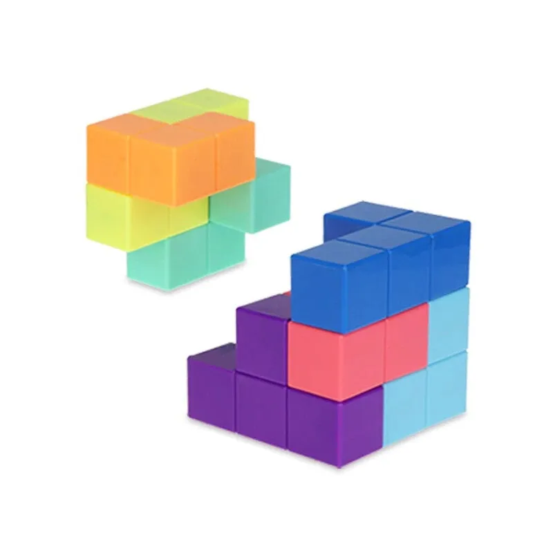 Magnetic Logic Cube - Creative Brain Game For Children