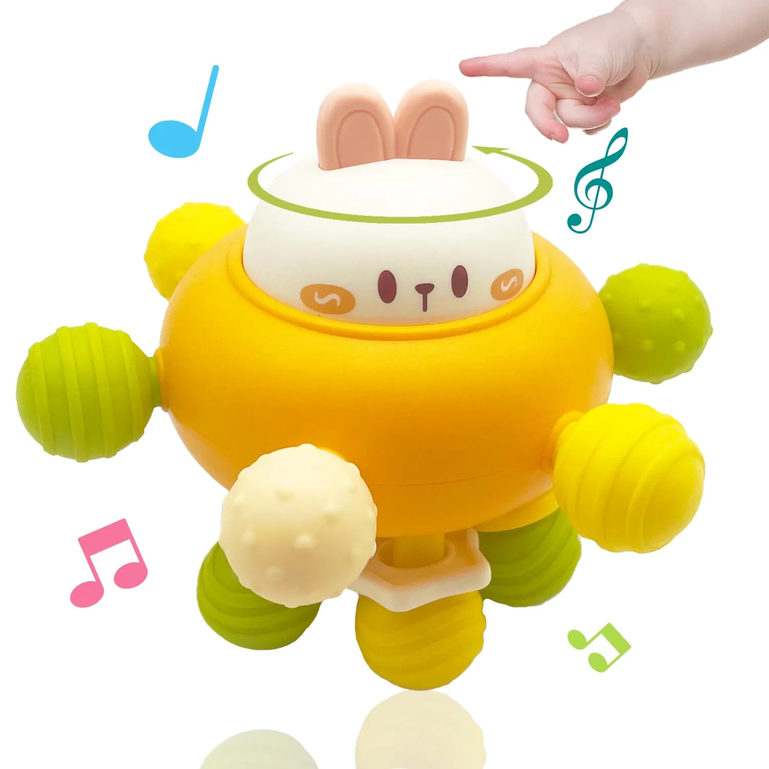 mantel amass ultimate elusive Gifts for Newborn Boys Girls$ Toddler Travel Learning Educational Toys (Rabbit) Baby Sensory Toys - Teething Montessori Toys for Babies$ Baby Infant Teethers Toys 0-3-6-12 to 18 Months$ 