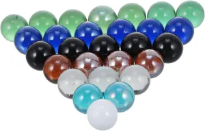 Marbles for Fish Tanks nourish microorganism perform Decorative Home Decor and Boys and Girls Playthings Unique Delicate Glass Ornaments for Aquariums and Games 50pcs Colorful Glass 