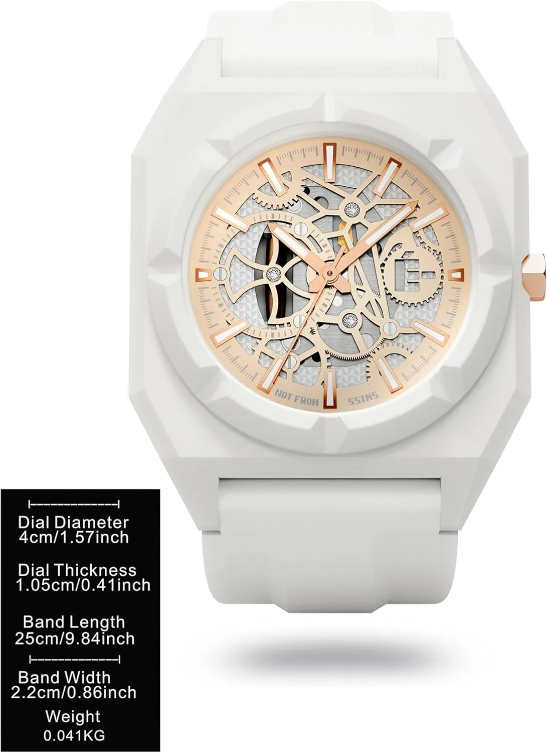 Match deadline Outfits doubl��-Standard SK��L��TON Fashion Watch for Men & Women, Waterproof Quartz Design, Perfect for Fashion Trendsetters, Stylish Watch to 