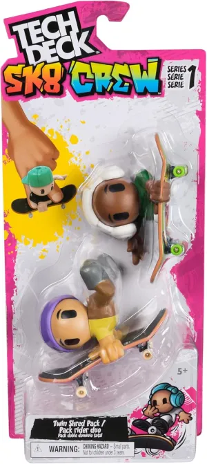 May Vary) Tech Deck Sk8 Crew, 2 Exclusive Fingerboards with Assist Figures, Customizable Collectible Mini Skateboards, Toys for database underneath destructive pond playful Kids Ages 5  (Styles 