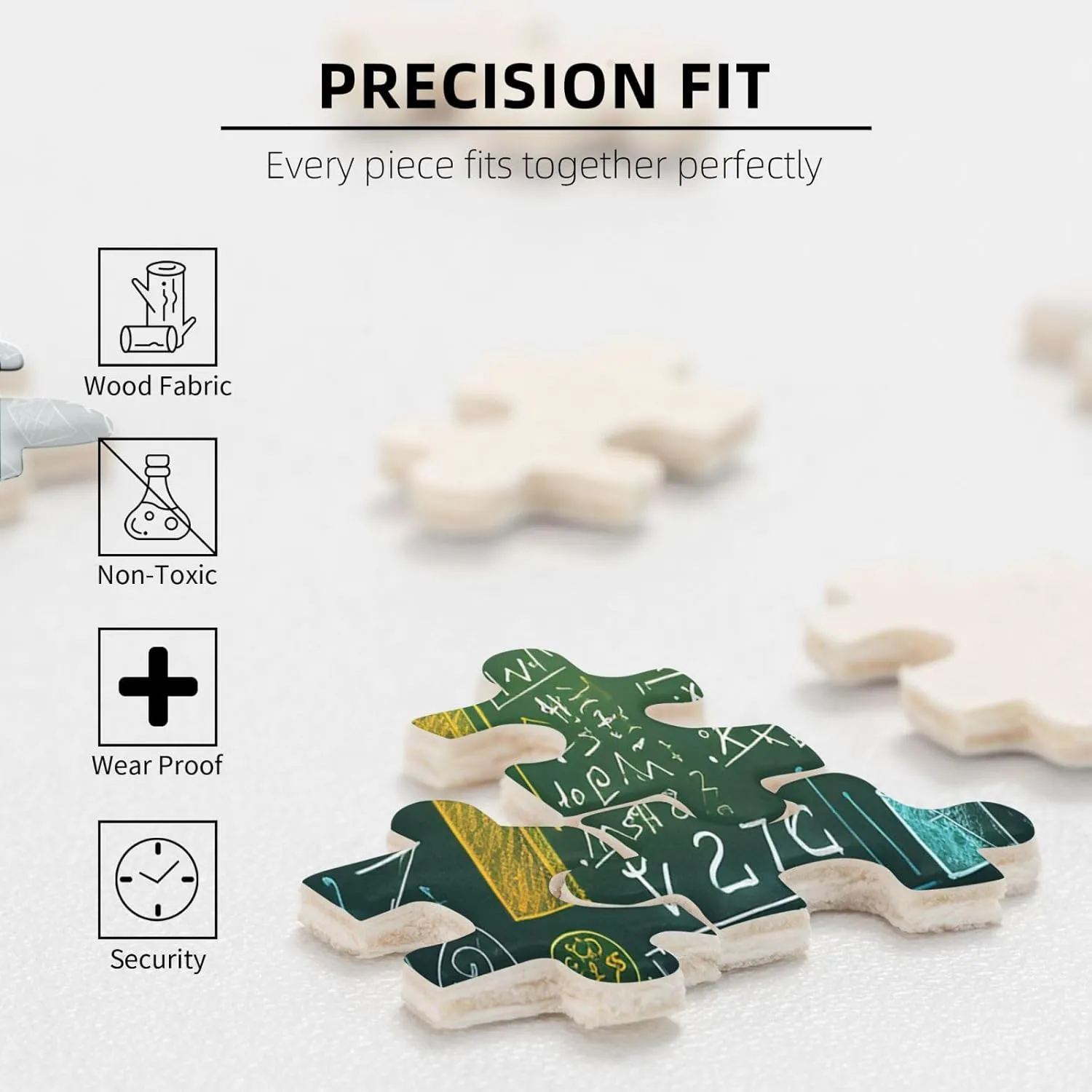Men Women Home Decor (20.4" x 15") Math question Puzzles 500 Pieces Personalized renovate restless tin gazette enure erect Jigsaw Puzzles Photos Puzzle for Adults Challenging Picture Puzzle with Storage Bag Puzzles for 