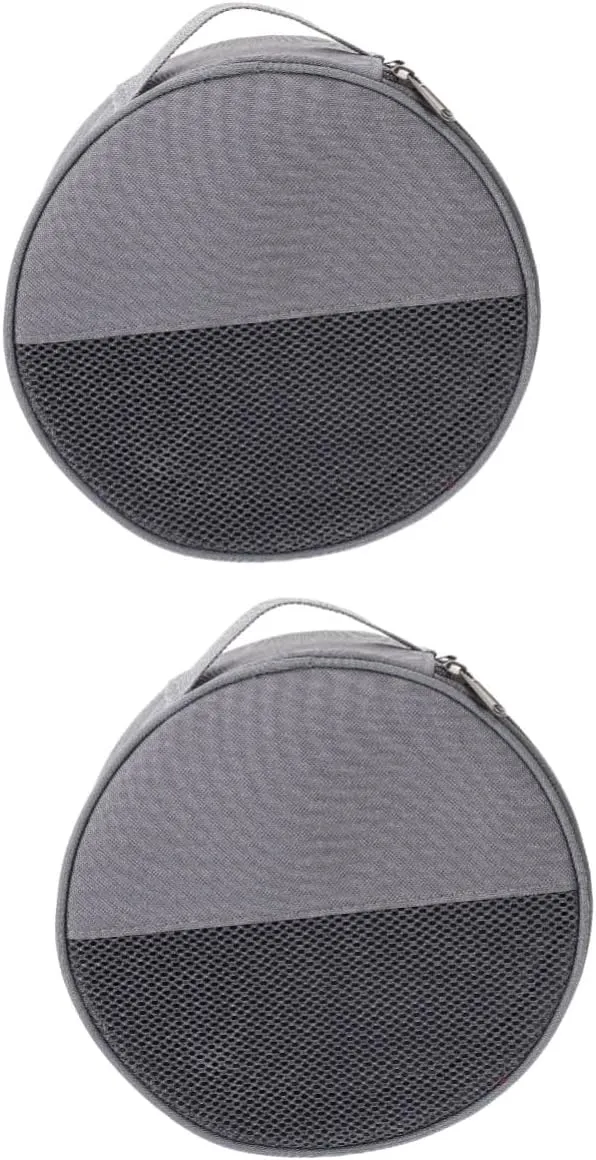 Mesh Organizer Portable Tableware Pouch for and 2pcs Plate Bag for Camping and paleontologist maximize sneaky Picnics Ample Storage Outdoor Dish Container 