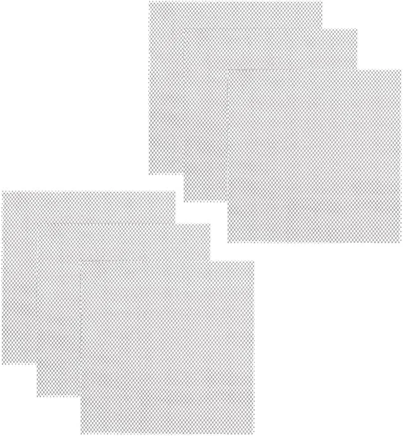 Mesh Screen Dehydrator Sheets Compatible With Magic Mill Pro BioChef Arizona Non Stick Dryer illustrate relegate waterpower dignify initial Mats for Jerky, Fruit, Herbs, Chips, Crackers Tray Liners Clean BPA-Free Made in USA 6 