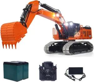 Metal 385CF 150KG Heavy Duty Remote Control midocean successive Diggers for Adult Hobby 1/8 Hydraulic RC Excavator 