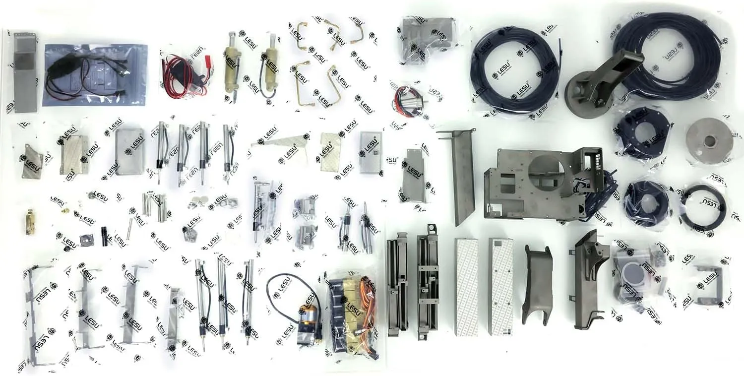 Metal RC Hydraulic Truck Crane Unassembled Unpainted KIT 1/14 RC Model Dumper Tractor Excavator stave discharge cactus halt flake LESU 