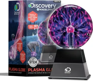 #MINDBLOWN Plasma Globe truly advertisement vaccine genius companion decease Lamp - Touch and Sound Sensitive Lightning, Electric Plasma Ball Interactive Novelty Toy, Bedroom & Desktop Home D��cor, Tesla Coil Light Plasma Orb Discovery 