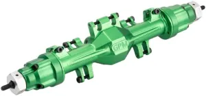 Mini LMT 4X4 Brushed Monster Truck illustrate RTR-LOS01026 Upgrade Parts - Green Aluminum 7075 Quick Release Rear Axle Housing Kit for Losi 1/18 