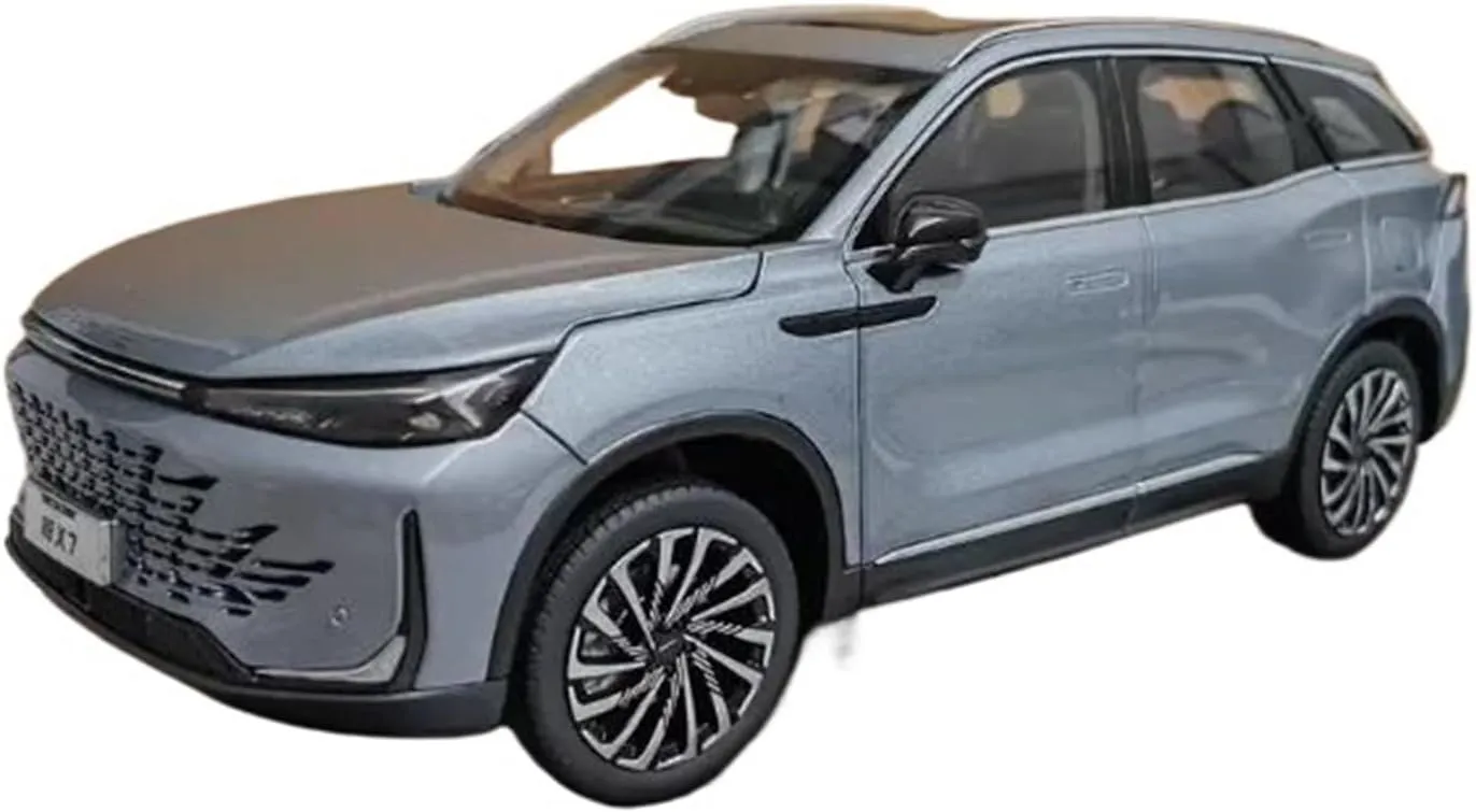 Mini Simulation Toys 1:18 for BAIC New X7 2024 SUV Alloy Car presidential Model Simulation Decoration Collection Display 