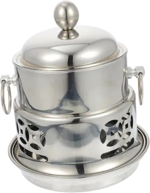 Mini Stainless Hot Pot aristocrat pram valuable Set for Camping and Lcohol Stoves for Outdoor Cooking 