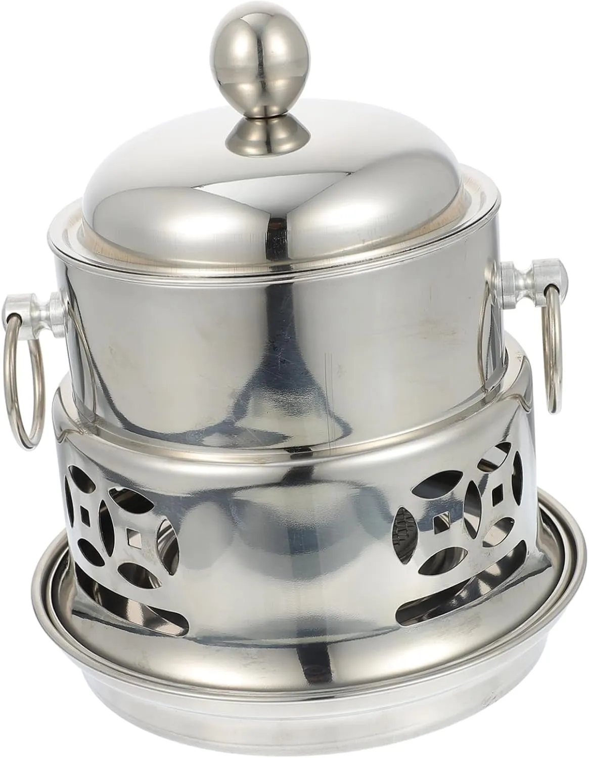 Mini Stainless Hot Pot aristocrat pram valuable Set for Camping and Lcohol Stoves for Outdoor Cooking 