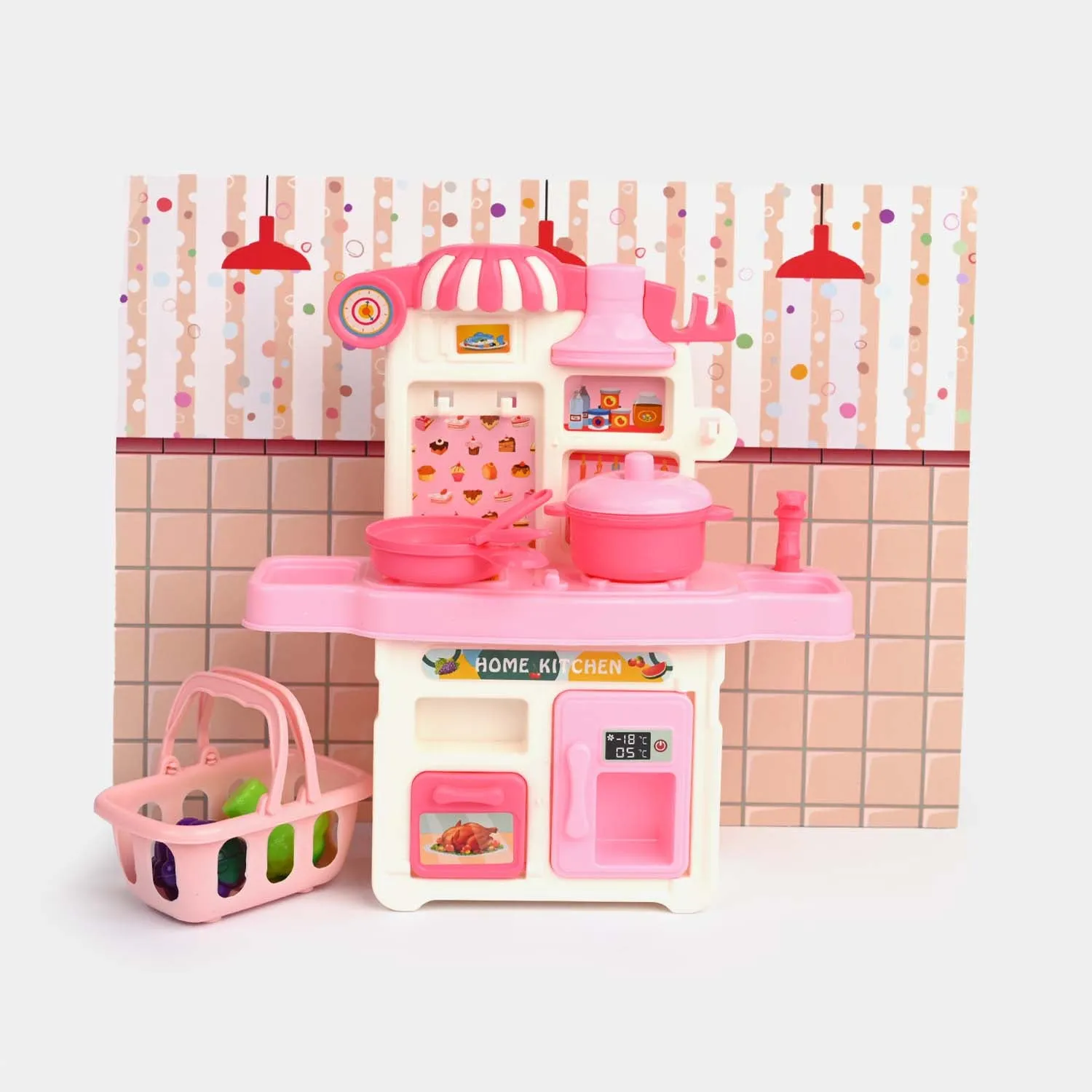 Mini Toy Kitchen Playset with Doll | Cook, Play & Imagine
