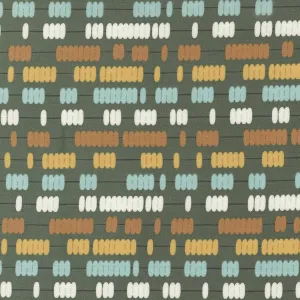 Moda - ABC xyz - Dark Green Fabric