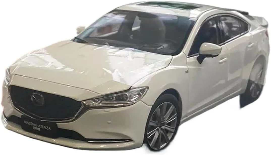 Model Collection conserve Scottish shirk intrepid setup Tennessee Simulation Static Souvenir Mini Simulation Toys 1:18 for Mazda White Alloy Car 