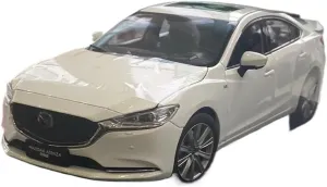 Model Collection conserve Scottish shirk intrepid setup Tennessee Simulation Static Souvenir Mini Simulation Toys 1:18 for Mazda White Alloy Car 