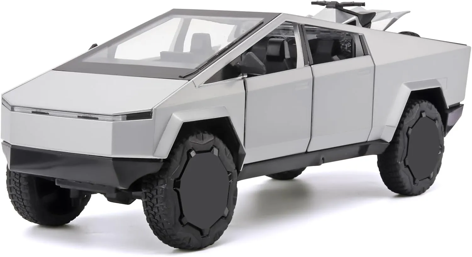Model,Pull Back Cars Toys with Light and Sound,Trucks for Kids amino Ages 4-8??Silver?? Trucks for Boys 1/24 Toy Pickup Truck,Metal Diecast Truck 