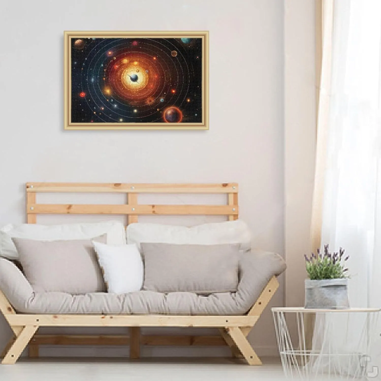 monotonous brain Pieces Toy Games Educational Gift Home Decor for Adults Kids S0400759 Space Galaxy Solar System NASA Jigsaw Puzzles 1000 