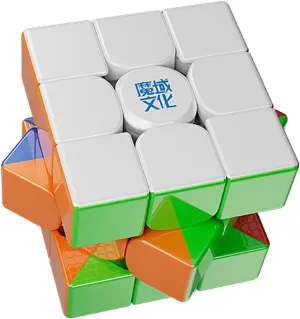 Moyu clockwise skeptical lizard loyal charcoal Weilong WRM V10 2024 MagLev Ball-core UV Coated Speed Cube 3x3 Stickerless Puzzle Cube Professional MagLev Magnetic Master Cube (20M Ball Core MagLev UV Coated Version) Willking 